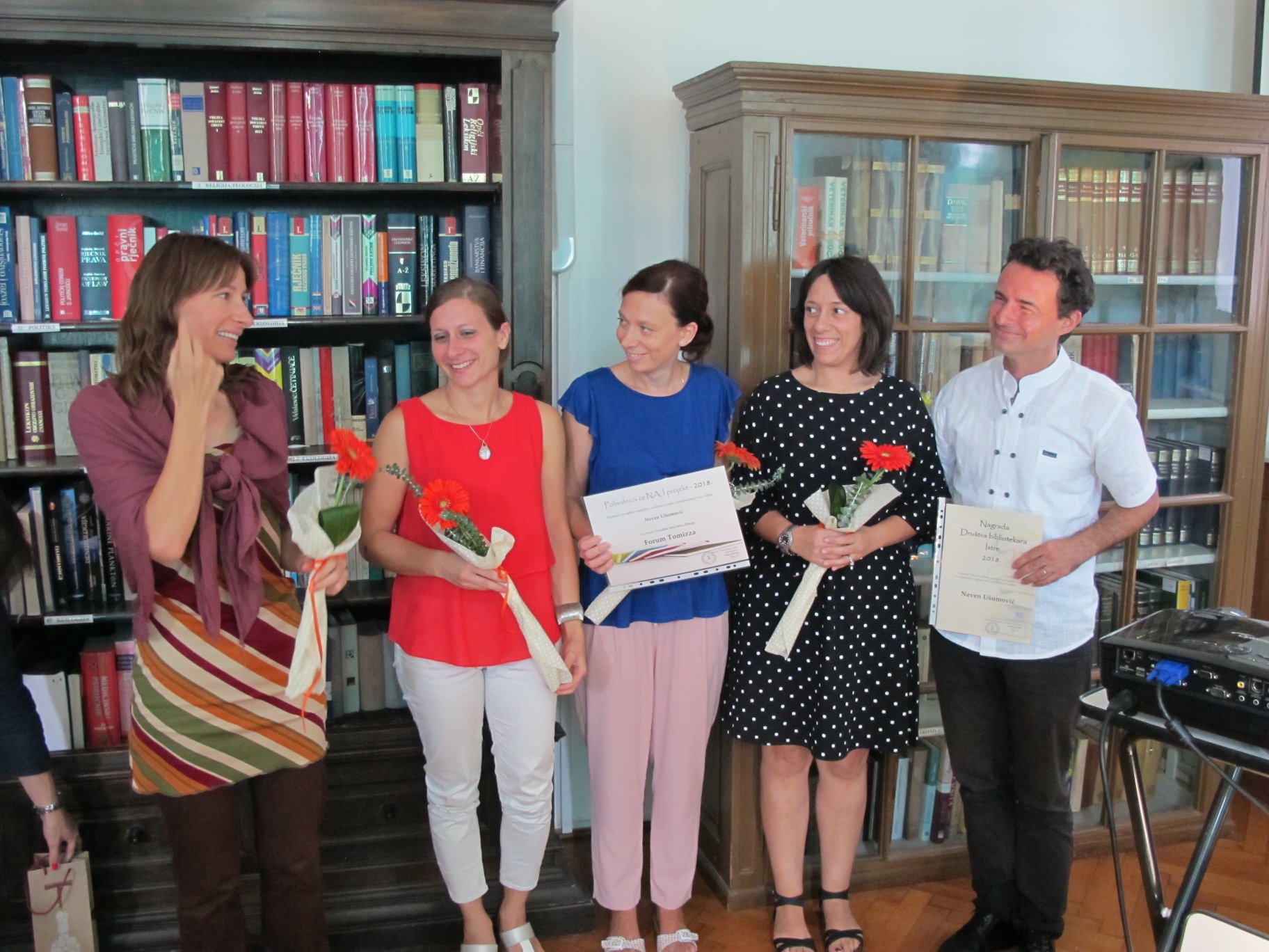 Nagrade Društva bibliotekara Istre Gradskoj knjižnici Umag